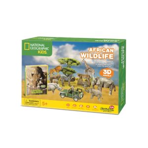 CubicFun 3D Пъзел Дивият свят на африка National Geographic Kids