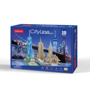 CubicFun 3D Пъзел CITY LINE NEW YORK CITY