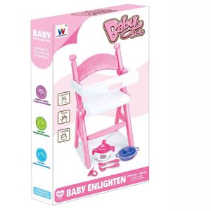 NTOYS Стол за хранене на кукла BABY SEAT