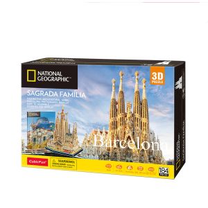 CubicFun 3D Пъзел BARCELONA SAGRADA FAMILIA NATIONAL GEOGRAPHIC