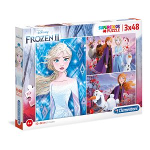 CLEMENTONI Пъзел 3X48ч FROZEN II 1