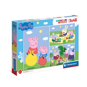 CLEMENTONI 3x48ч. Пъзел Peppa Pig