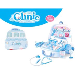 Чичо Доктор в куфарче на колела Little Clinic Синьо