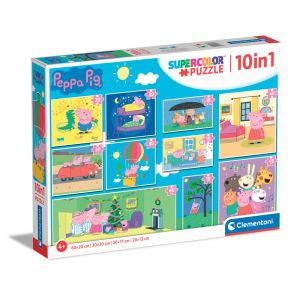 CLEMENTONI 10 в 1 Пъзел Peppa Pig