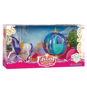 Каляска за кукли с кон Fantasy Carriage