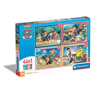 CLEMENTONI 4 в 1 Пъзел Paw Patrol