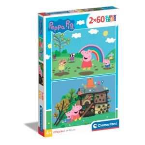 CLEMENTONI 2x60ч. Пъзел Peppa Pig