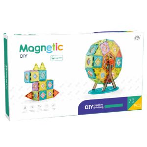 MAGNETIC DIY Магнитен конструктор колело 70 ч.