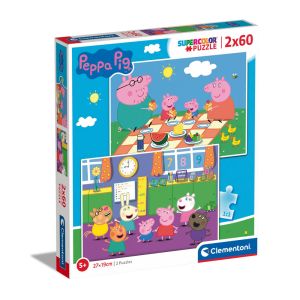 CLEMENTONI 2x60ч. Пъзел Peppa Pig 1