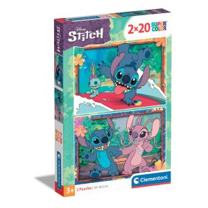 CLEMENTONI 2x20ч. Пъзел Stitch