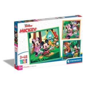 CLEMENTONI 3x48ч. Пъзел Mickey and Friends