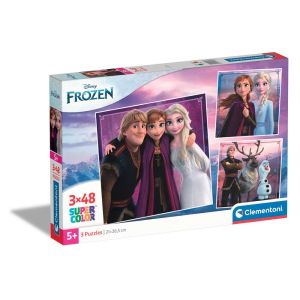 CLEMENTONI 3x48ч. Пъзел Frozen 25306