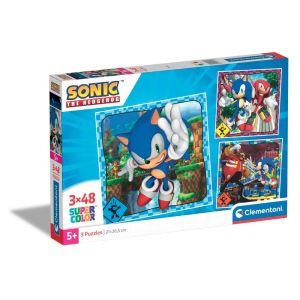 CLEMENTONI 3x48ч. Пъзел Sonic 25320