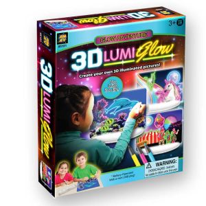 AM-AV Светеща Дъска за Рисуване 3D Lumi Glow