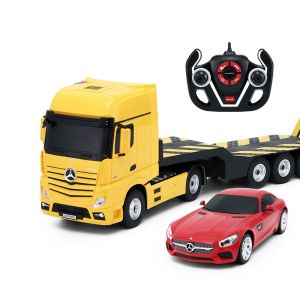 RASTAR Комплект автовоз и кола MERCEDES-BENZ ACTROS/ MERCEDES AMG GT 1:26/1:24