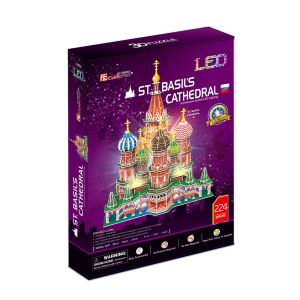 CubicFun 3D Пъзел ST.BASIL'S CATHEDRAL L519h