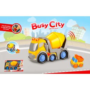 Kiddy Go Бетоновоз B/O със светлини и звуци 31см.