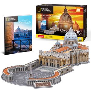 CubicFun Пъзел 3D National Geographic Vatican St.Peter's Basilica 101ч.