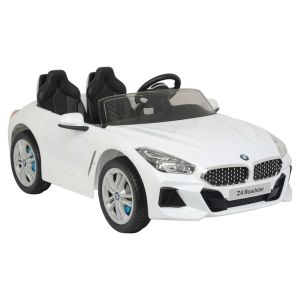 Акумулаторна кола 12V BMW Z4 ROADSTER с родителски контрол, бяла