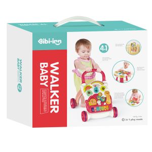 Проходилка Мултифункционална Walker Baby 4в1 Розова