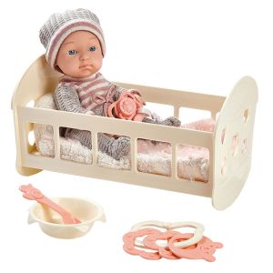 Baby Bed Кукла Бебе 23см. с Легло