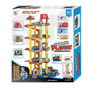 Garage Playset Паркинг с лифт платформа и 4 коли